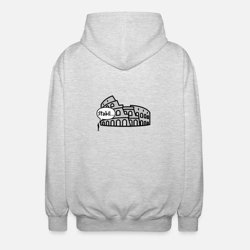 Étable! - Veste à capuche unisexe - gris clair chiné