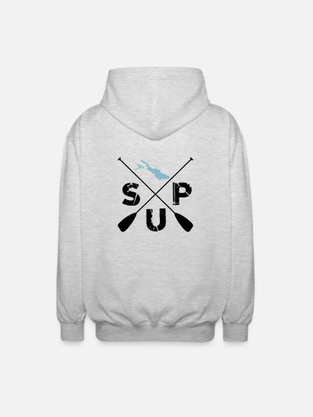 SUP - Unisex Hooded Jacket - light heather grey