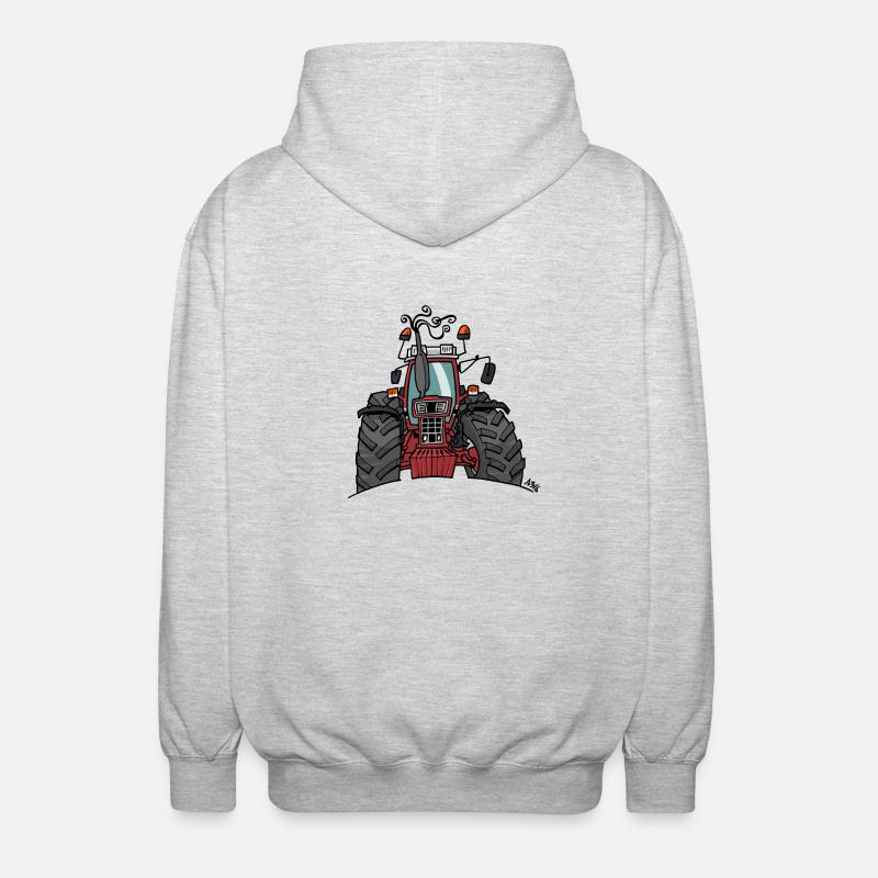 501 Red Tractor 1055XL - Veste à capuche unisexe - gris clair chiné