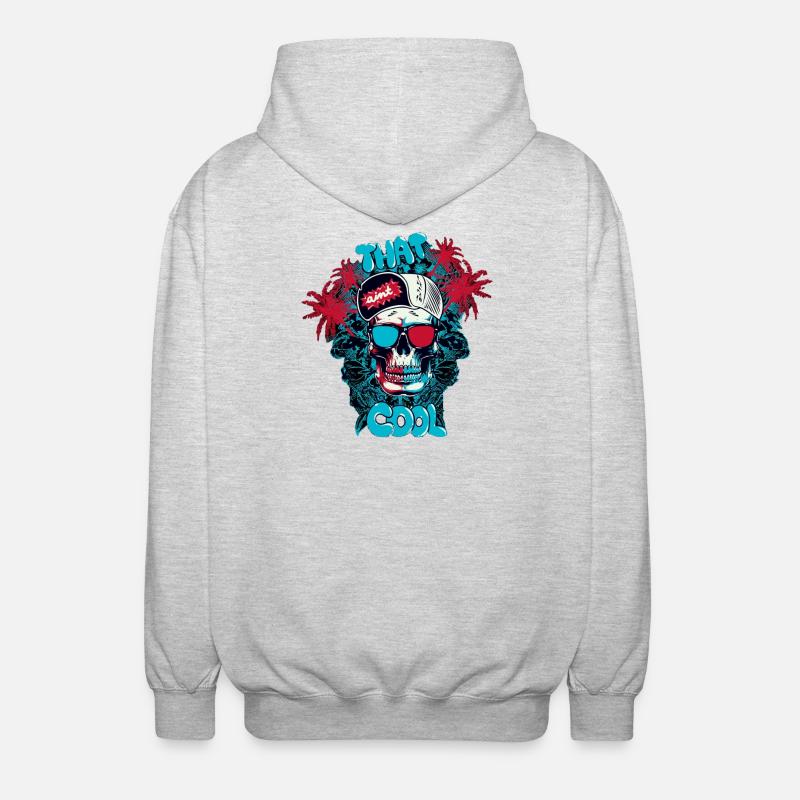 C'est cool - Veste à capuche unisexe - gris clair chiné