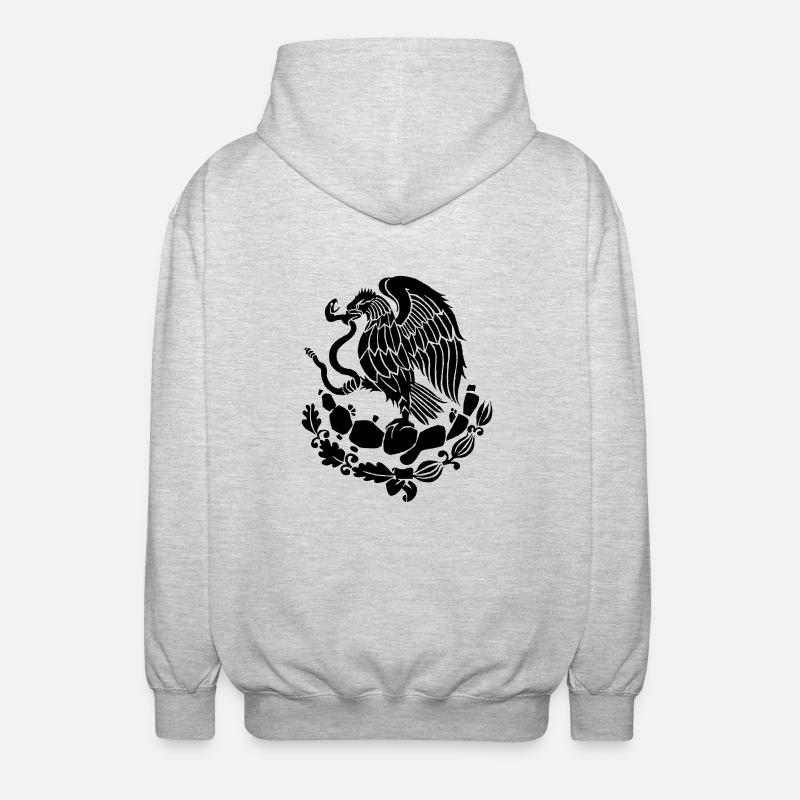 mexico - Unisex Kapuzenjacke - Hellgrau meliert