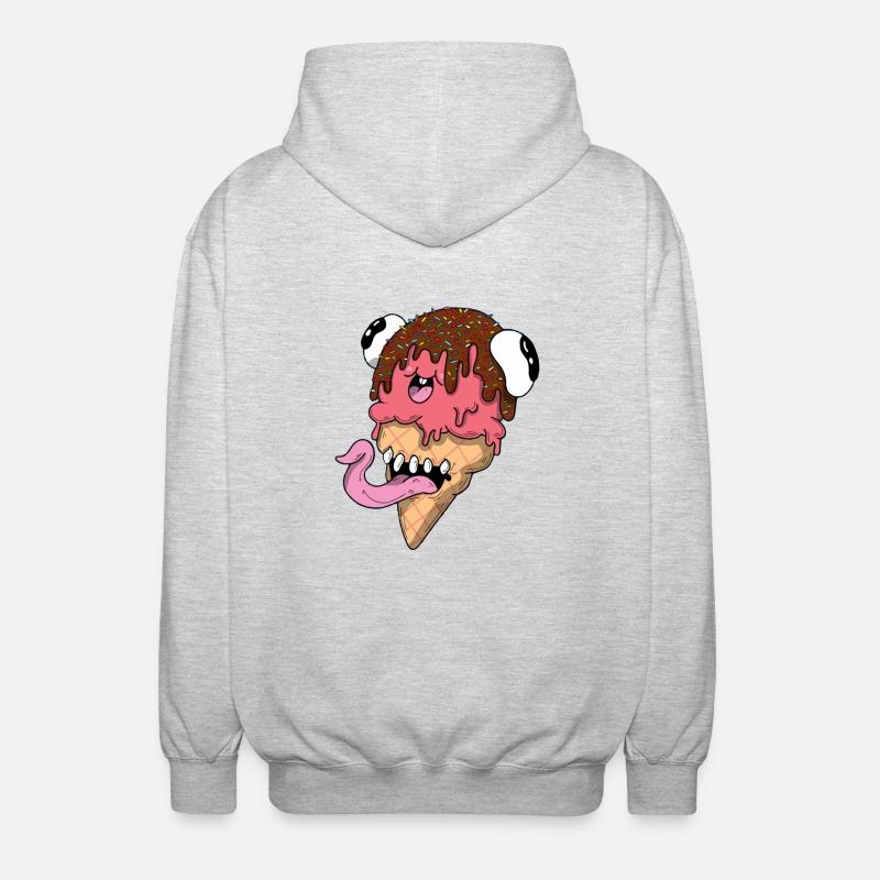 Ice sample - Unisex Hooded Jacket - light heather grey