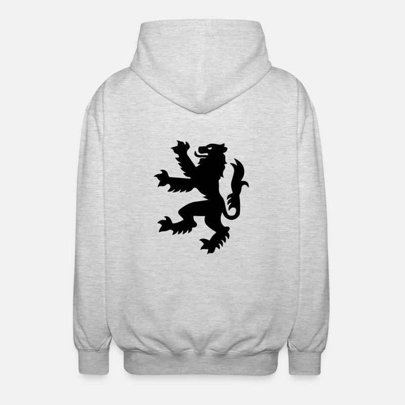 Schottland - Unisex Kapuzenjacke - Hellgrau meliert