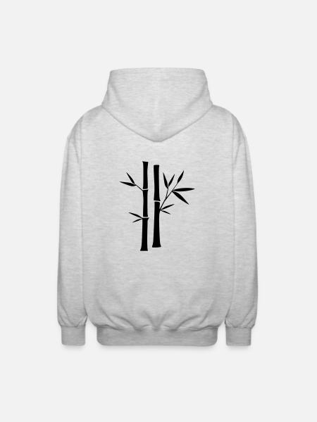 Bamboo Bambus - Unisex Hooded Jacket - light heather grey