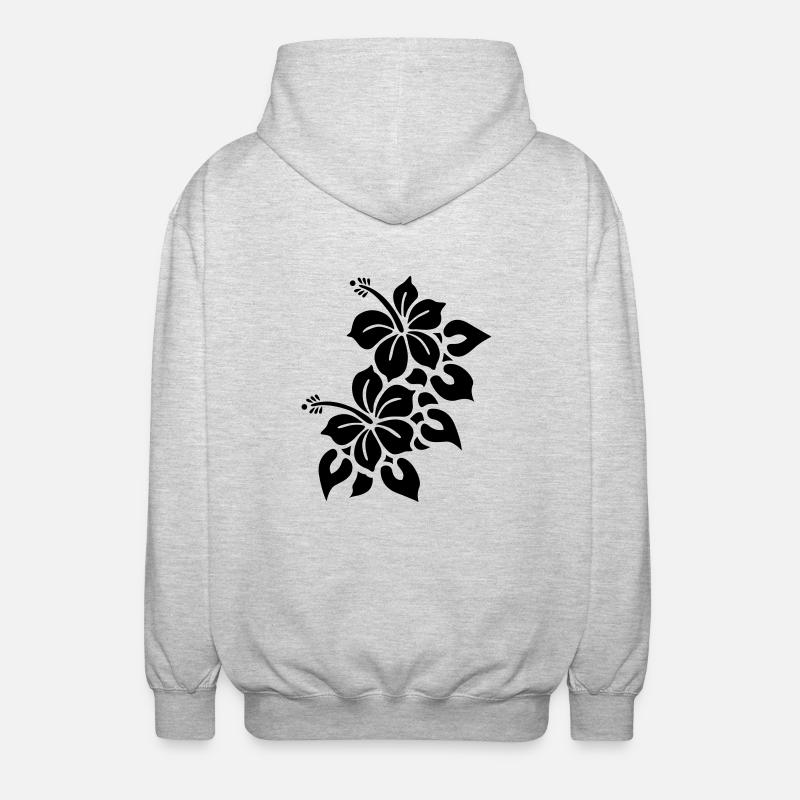 hawaii - Unisex Kapuzenjacke - Hellgrau meliert