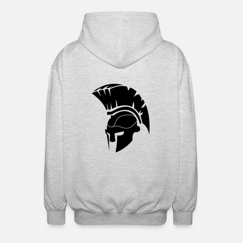 spartan - Unisex Kapuzenjacke - Hellgrau meliert