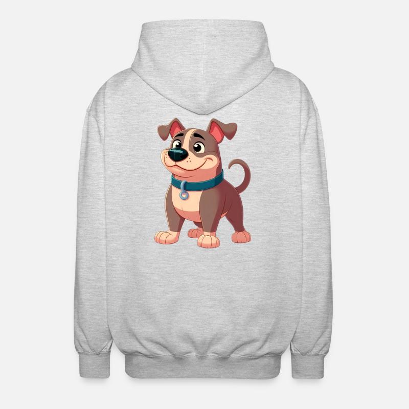 Pitbull 4 - Unisex Kapuzenjacke - Hellgrau meliert