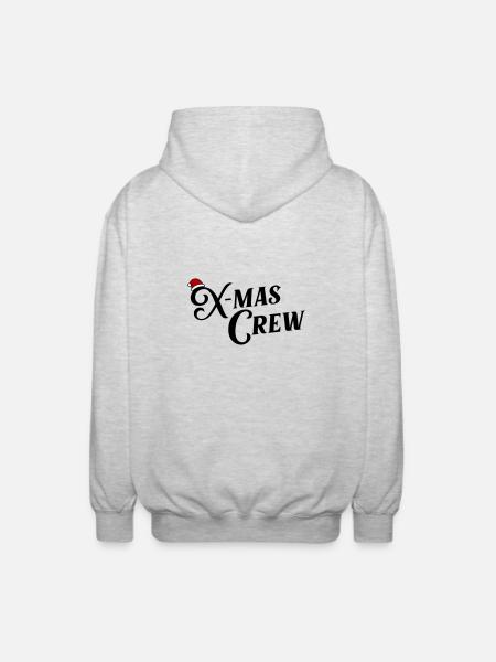 X-Mas Crew - Unisex Hooded Jacket - light heather grey