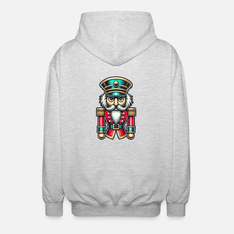 Christmas Nutcracker Stylish Classic - Unisex Hooded Jacket - light heather grey