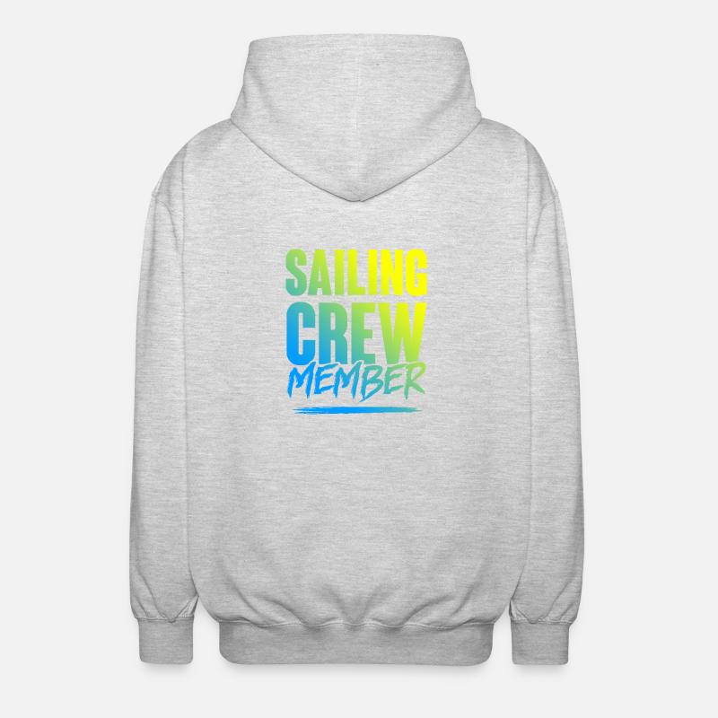 Équipage de navigation - Veste à capuche unisexe - gris clair chiné