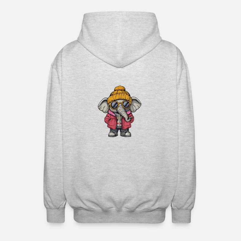 Mammut Cool Comic - Unisex Hooded Jacket - light heather grey