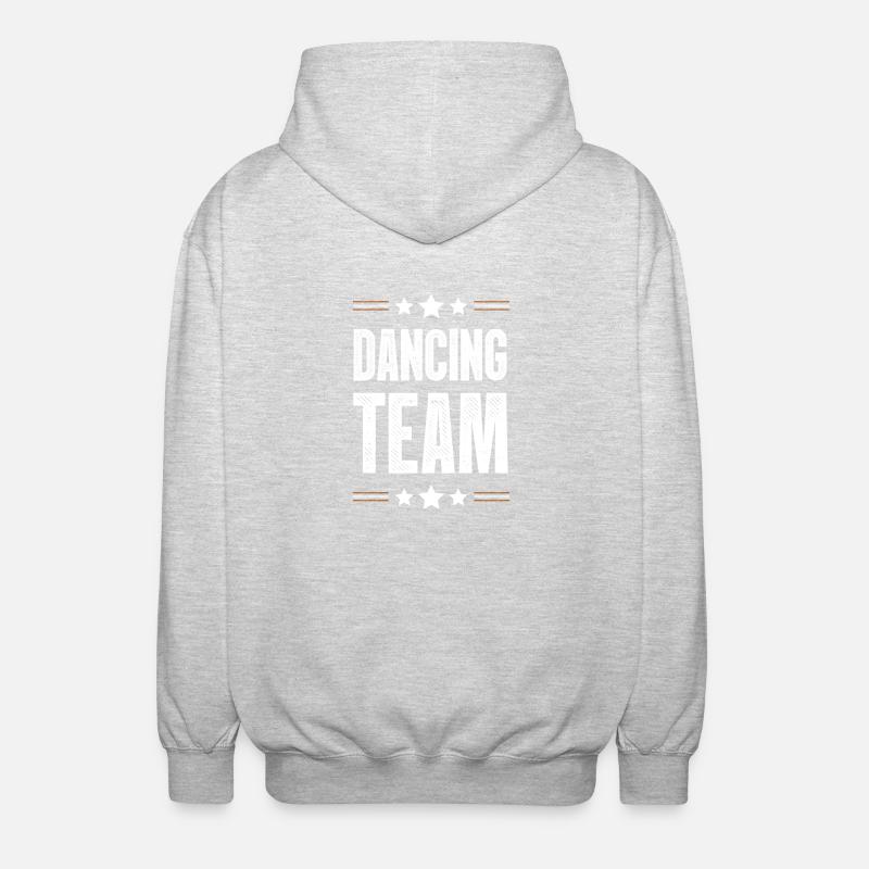 Équipe de danse - Veste à capuche unisexe - gris clair chiné