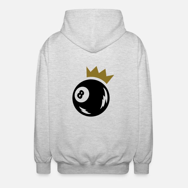 Billiards - Unisex Kapuzenjacke - Hellgrau meliert
