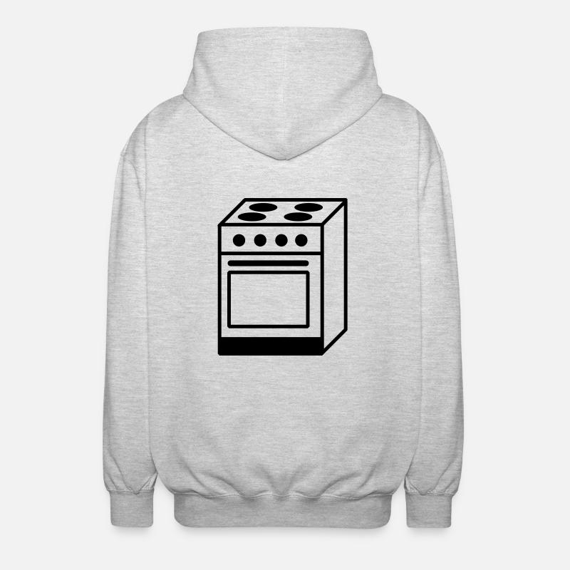 cuisinière - Veste à capuche unisexe - gris clair chiné