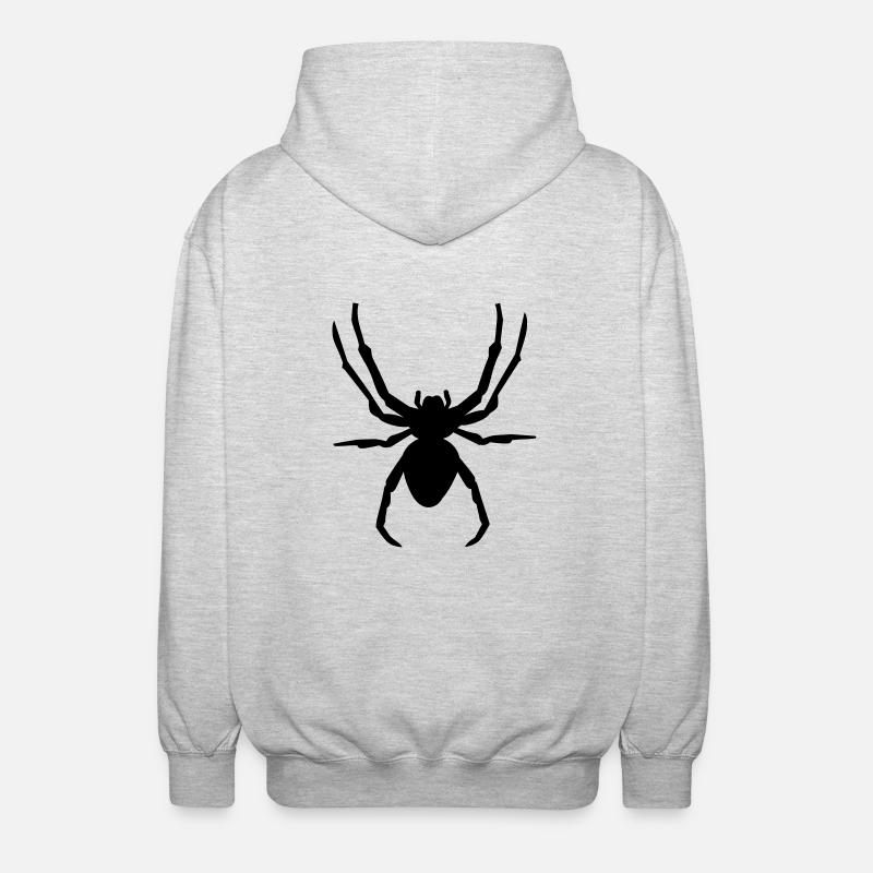 Spider - Unisex Hooded Jacket - light heather grey
