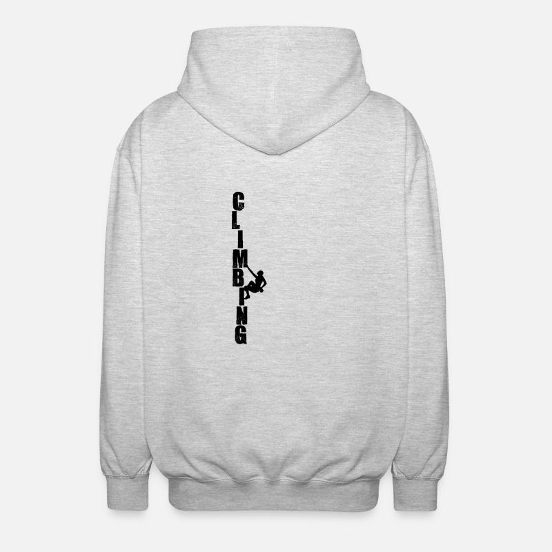 montée - Veste à capuche unisexe - gris clair chiné