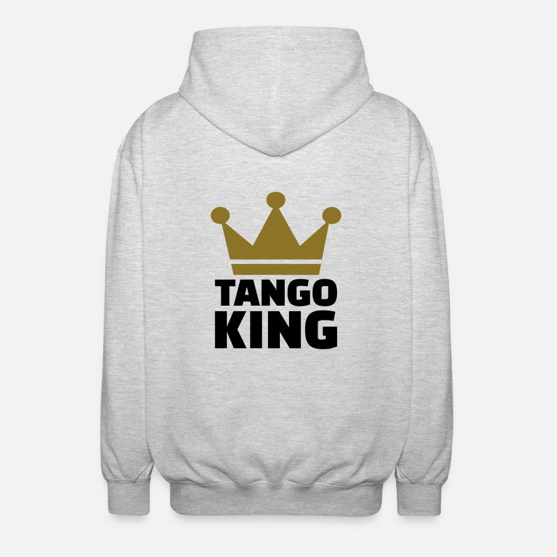 Tango - Unisex Kapuzenjacke - Hellgrau meliert
