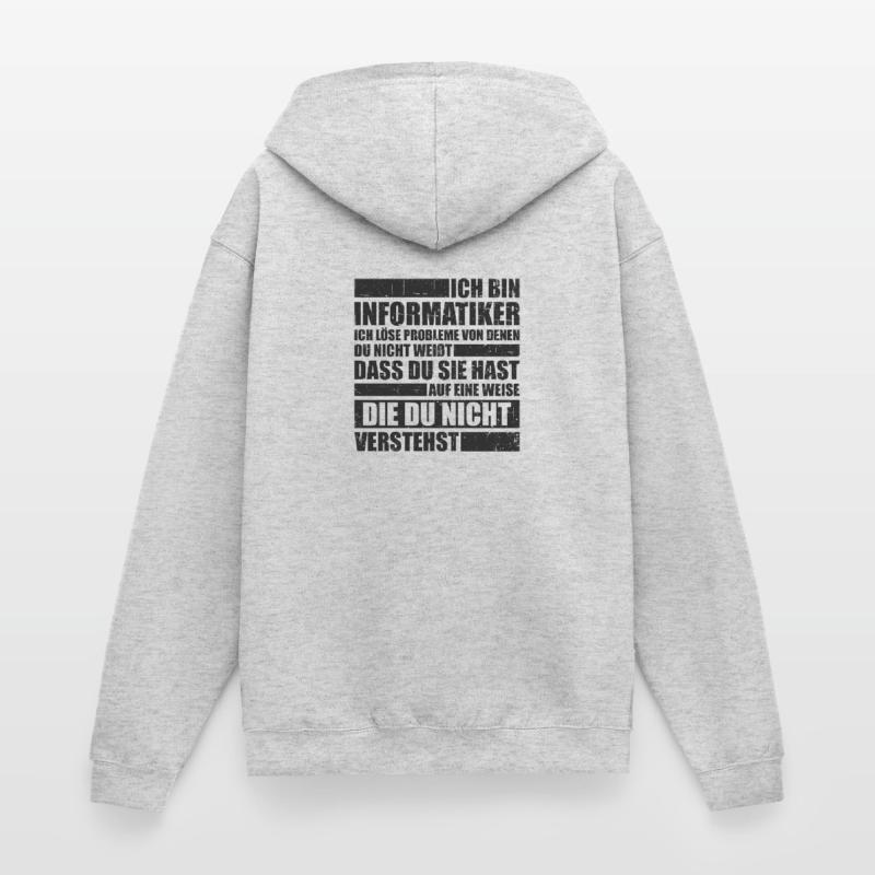 lustige Programmierer Informatiker IT Geschenkidee Unisex Kapuzenjacke