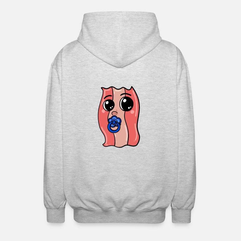 Bébé Bacon - Bacon - Veste à capuche unisexe - gris clair chiné