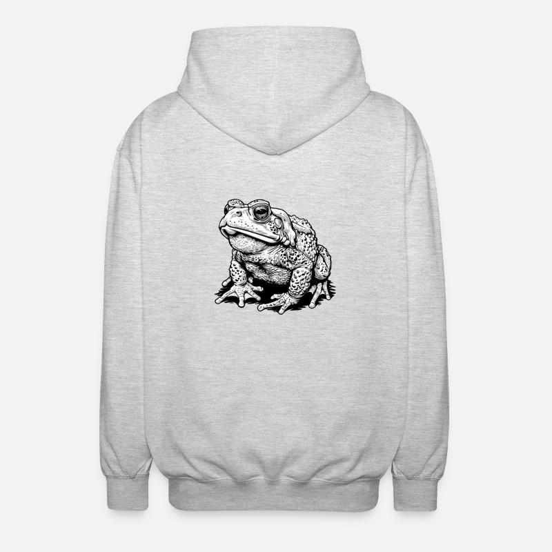 Toad Toads Toad - Unisex Hooded Jacket - light heather grey