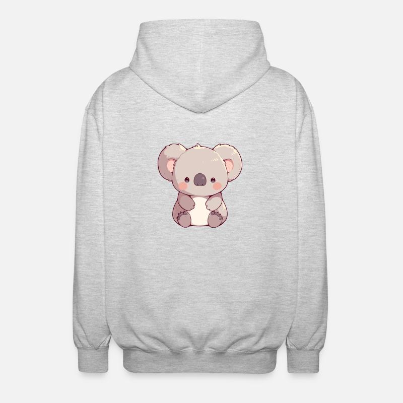 Koalas Koala - Unisex Hooded Jacket - light heather grey