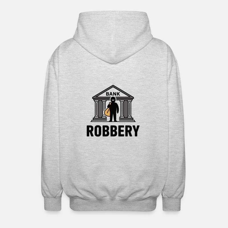 VISUALIZATION - Unisex Hooded Jacket - light heather grey