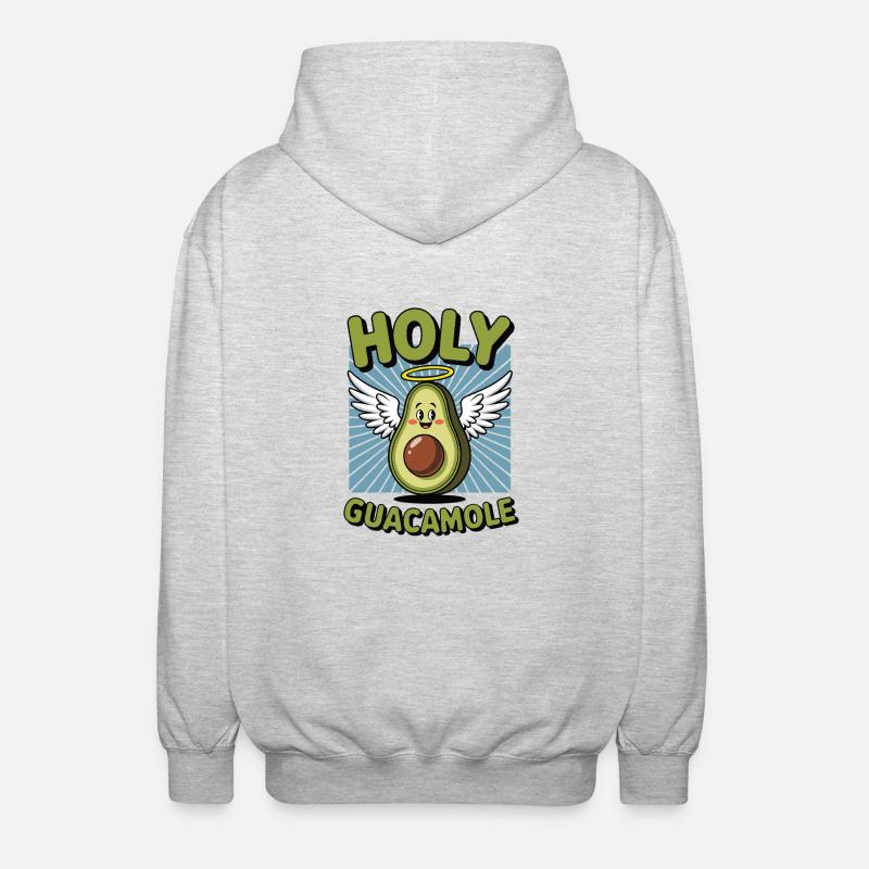 Guacamole sacré - Veste à capuche unisexe - gris clair chiné