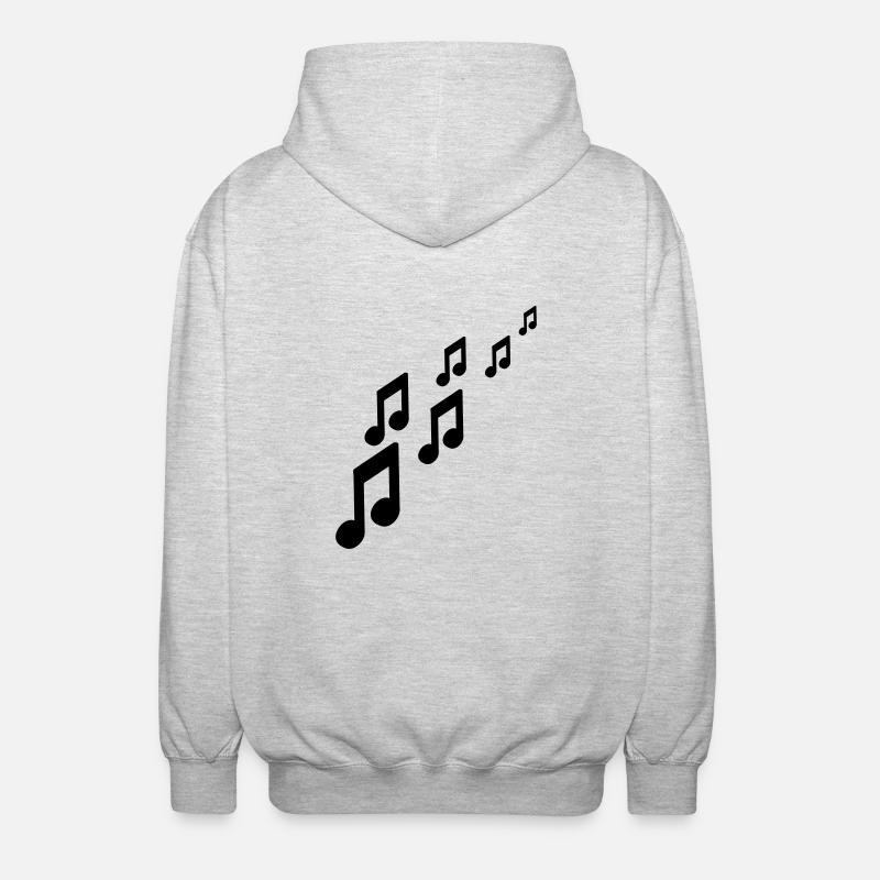 Notes - Unisex Hooded Jacket - light heather grey