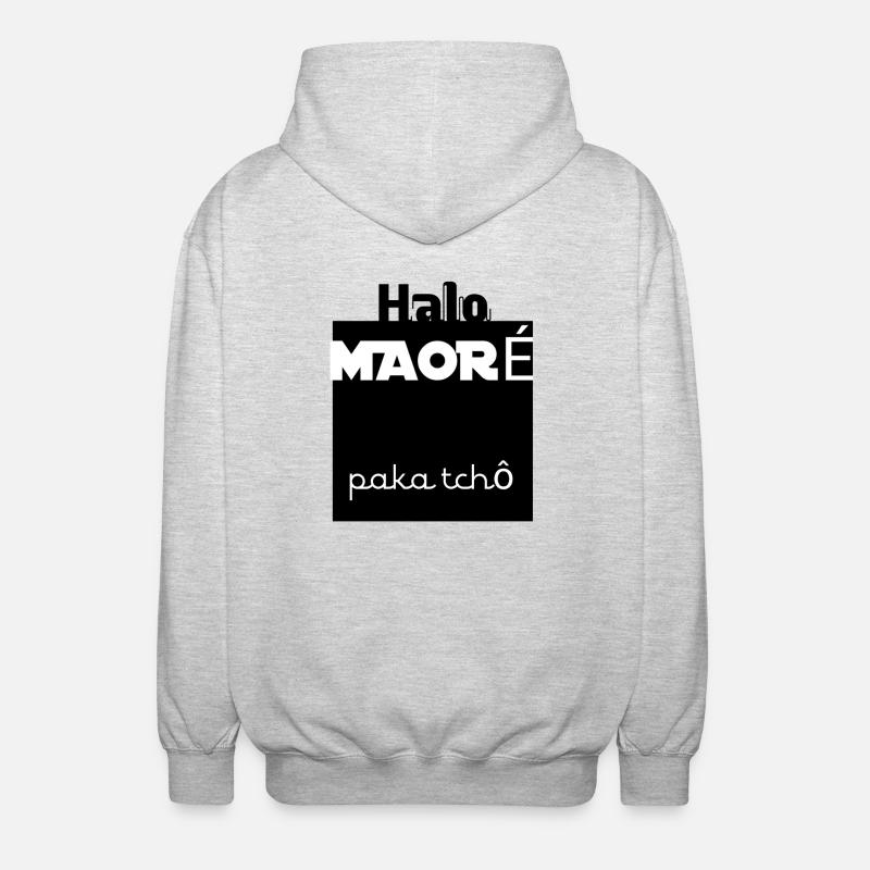 Maoré1 - Veste à capuche unisexe - gris clair chiné