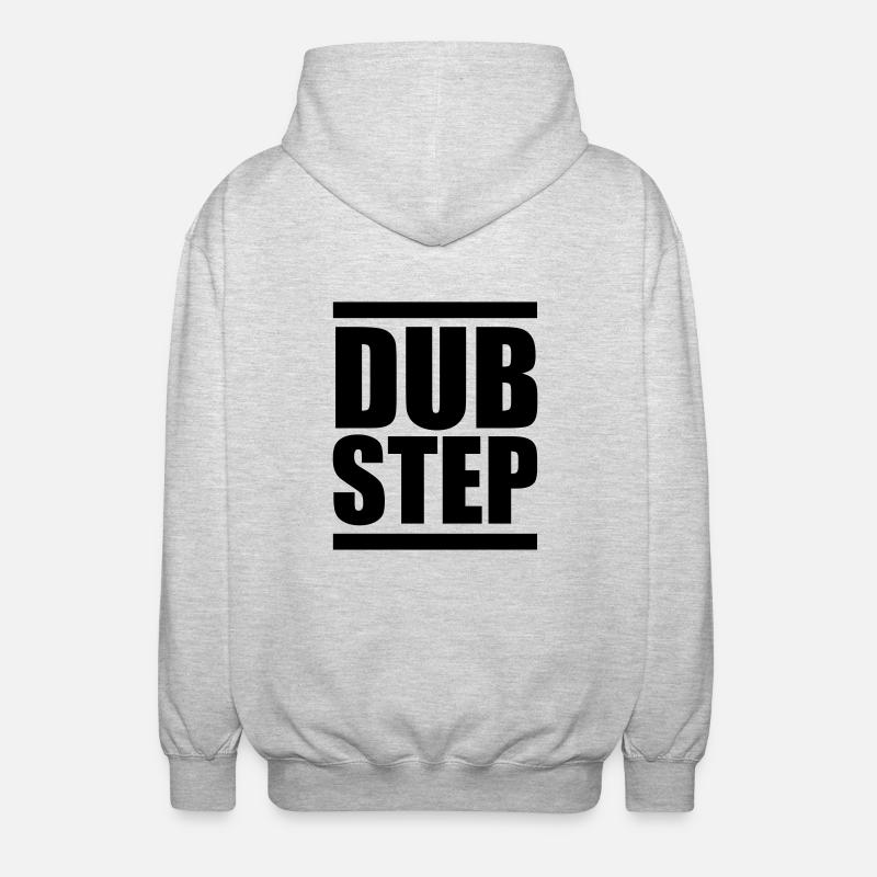 Dubstep - Veste à capuche unisexe - gris clair chiné