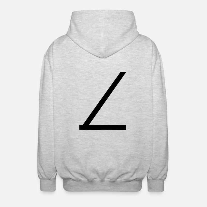 Anschnallgurt - Unisex Kapuzenjacke - Hellgrau meliert