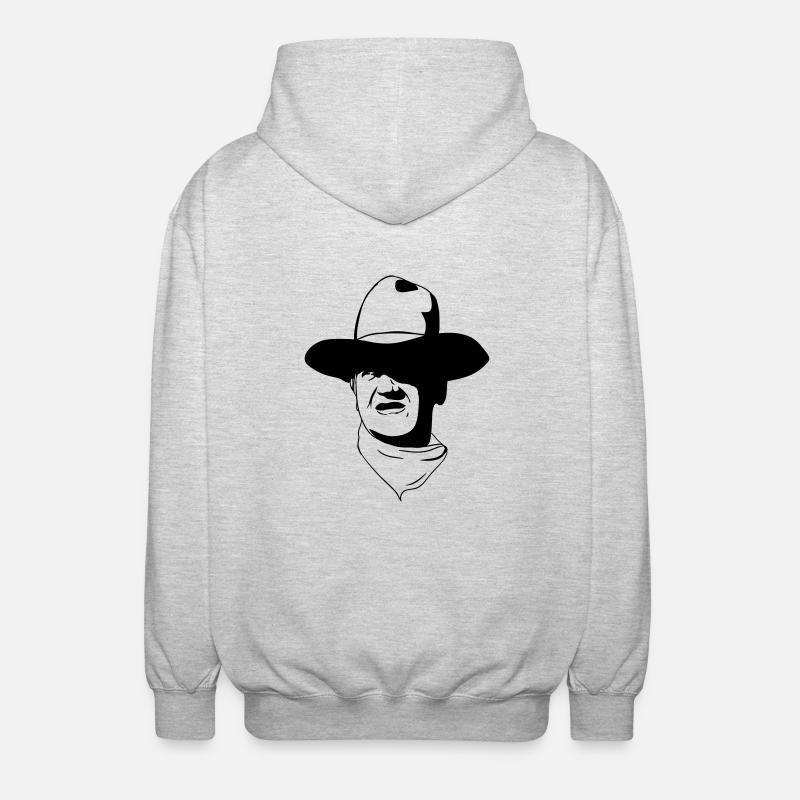 wayne - Unisex Kapuzenjacke - Hellgrau meliert