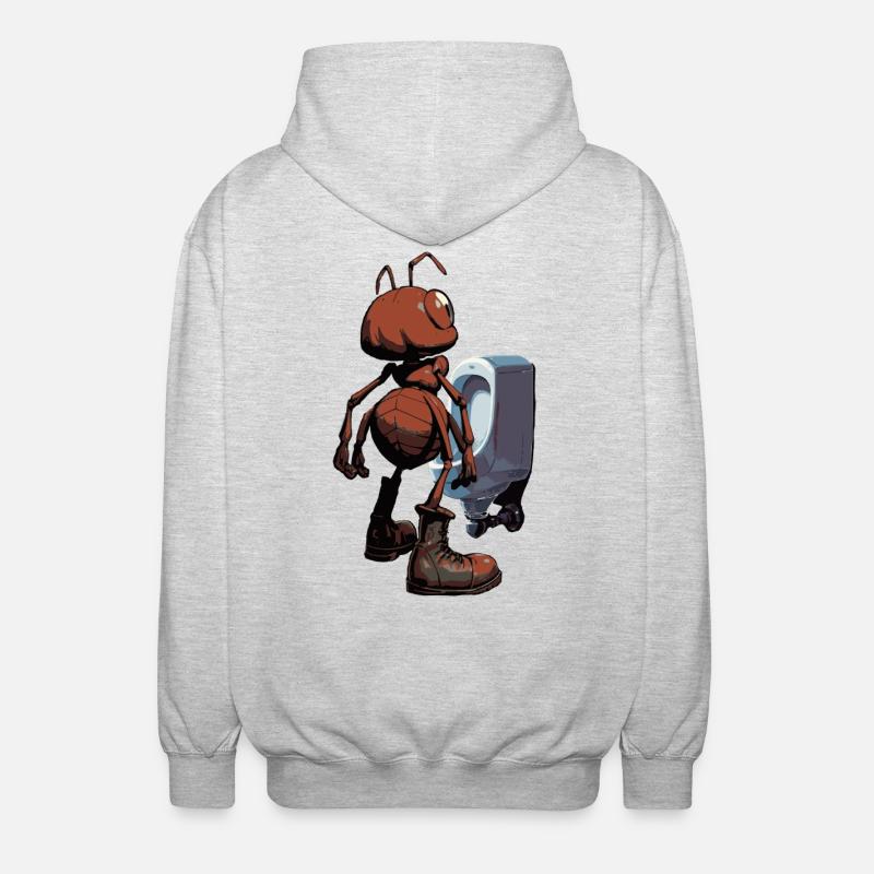 Pissamigo - Veste à capuche unisexe - gris clair chiné