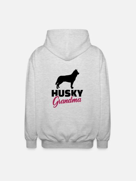 Husky - Unisex Kapuzenjacke - Hellgrau meliert