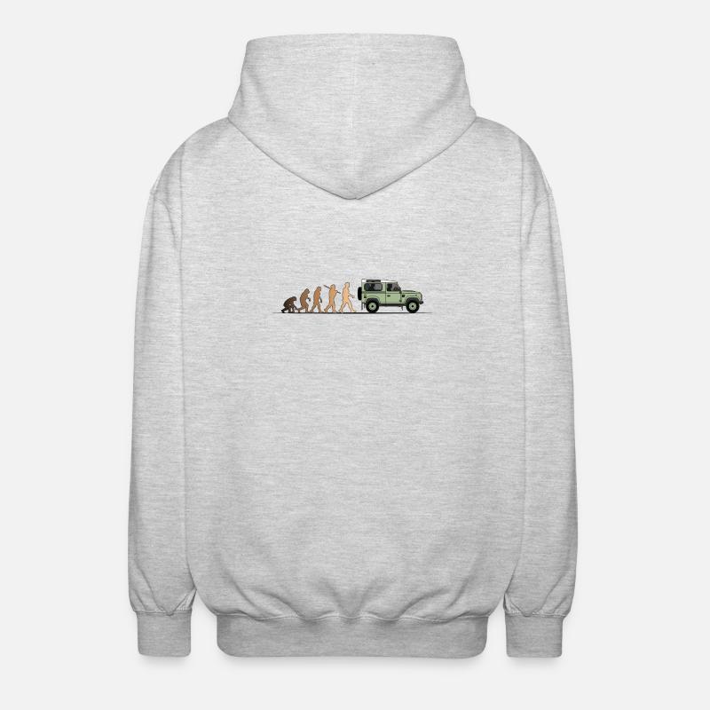 Defender Evolution 90 Couleur - Veste à capuche unisexe - gris clair chiné