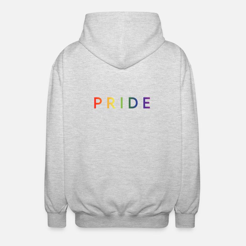 PRIDE - Veste à capuche unisexe - gris clair chiné