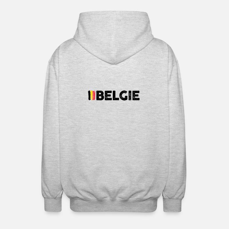 Please upload design - Unisex Hooded Jacket - light heather grey