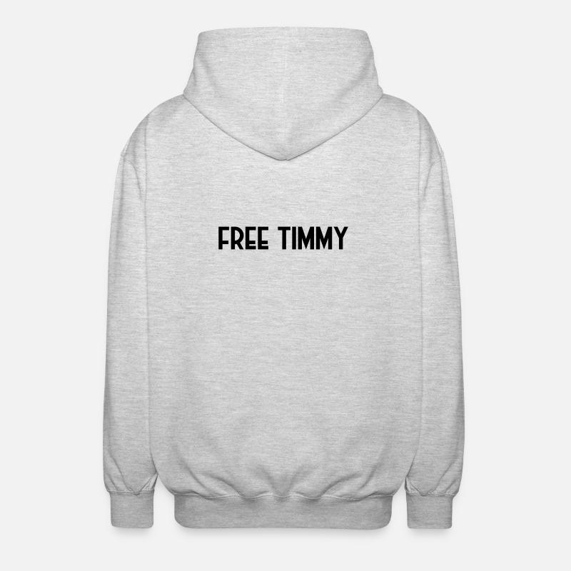 Free Timmy rettet den Buckelwal - Unisex Kapuzenjacke - Hellgrau meliert