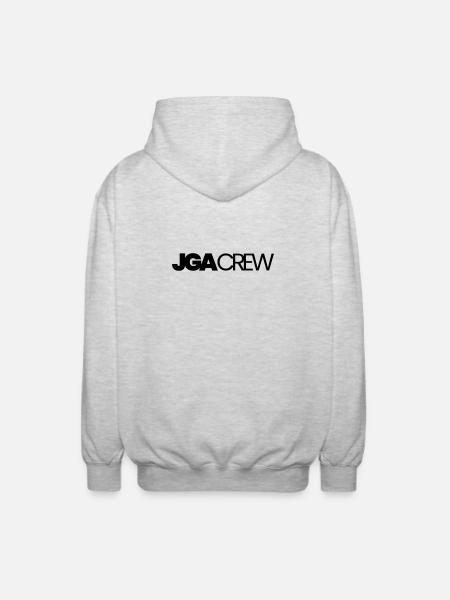 Bachelor Crew Bachelor Party - Unisex Hooded Jacket - light heather grey