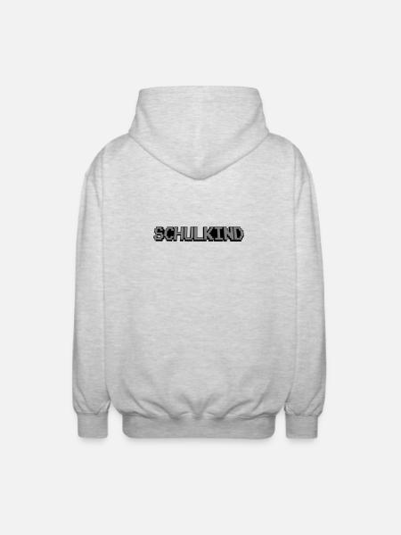Schoolchild Pixel - Unisex Hooded Jacket - light heather grey