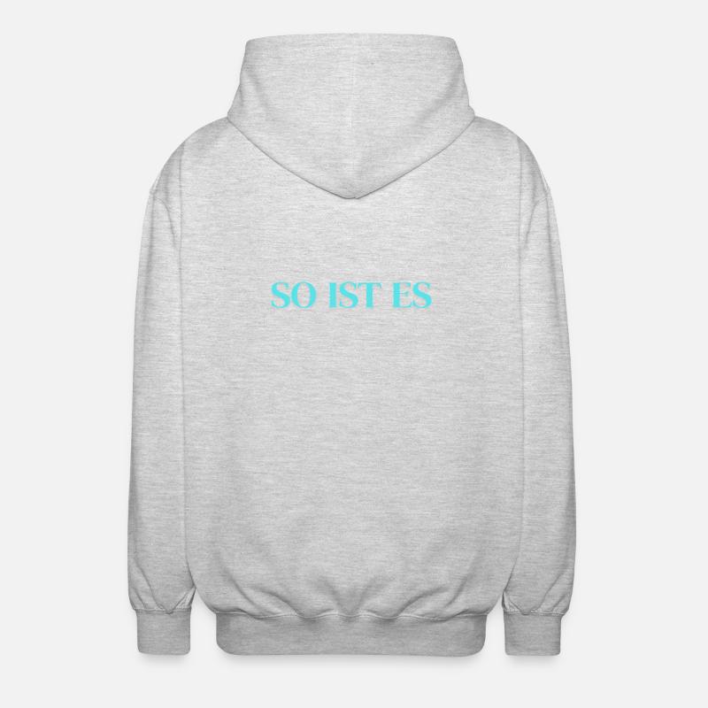 C’est juste - Veste à capuche unisexe - gris clair chiné