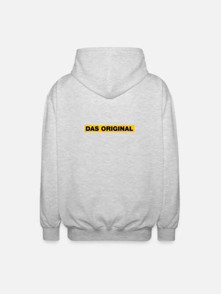 Das Original - Unisex Kapuzenjacke - Hellgrau meliert