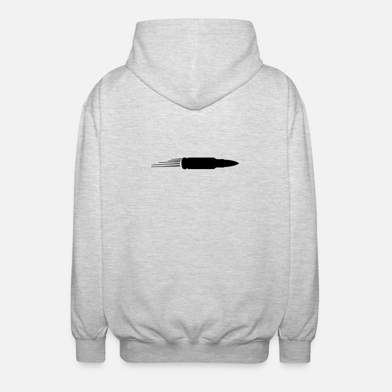 Kugel - Unisex Kapuzenjacke - Hellgrau meliert