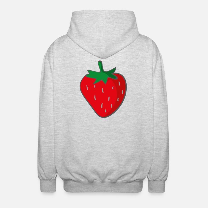 Fraise - Veste à capuche unisexe - gris clair chiné