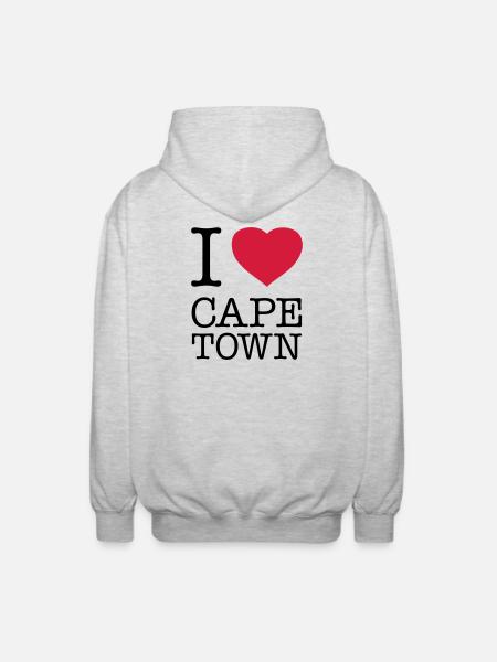 J’AIME LE CAP Kapstadt - Veste à capuche unisexe - gris clair chiné