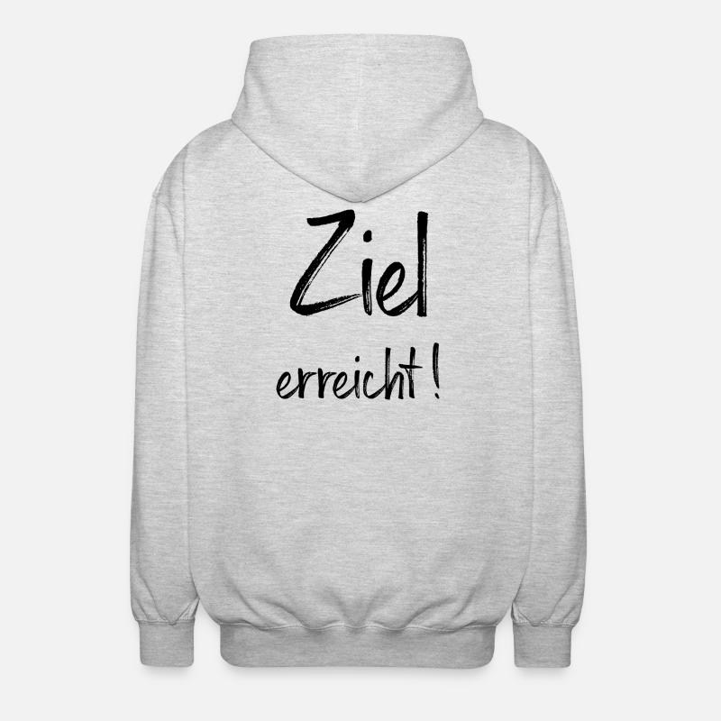 Objectif atteint! - Veste à capuche unisexe - gris clair chiné