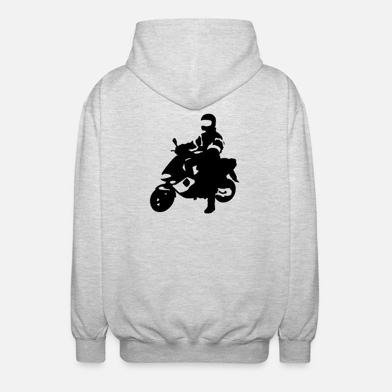 Roller - Unisex Kapuzenjacke - Hellgrau meliert
