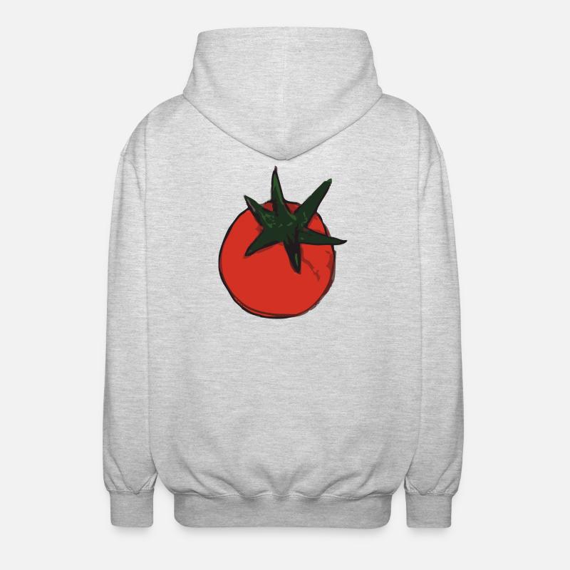 tomate tomate - Veste à capuche unisexe - gris clair chiné