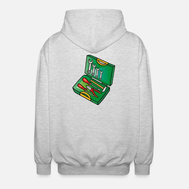 Toolbox | toolbox - Unisex Hooded Jacket - light heather grey