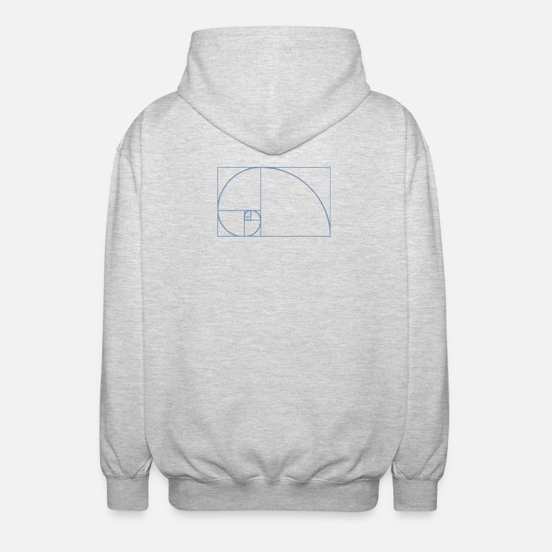 Fibonacci Tshirt - Veste à capuche unisexe - gris clair chiné